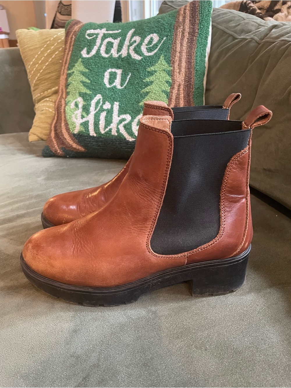 Enzo Tesoti Brown Genuine Leather Chelsea Boots